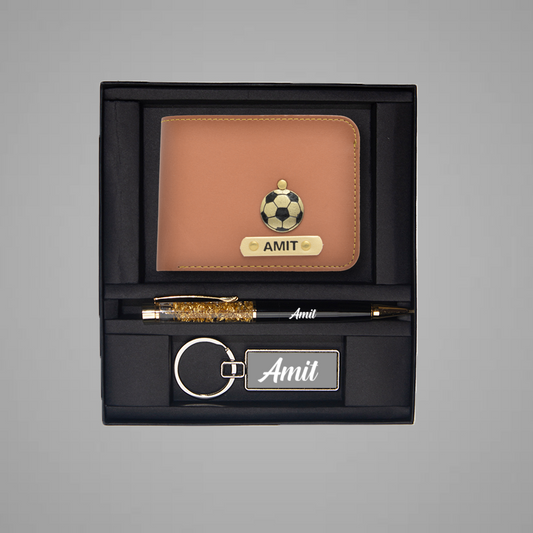 Premium Gift Combo for Men – Wallet, Pen & Keychain Set