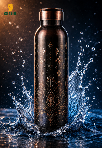 Premium Health-Benefit Copper Water Bottle | Customized Gifts by Gifti5 Ahmedabad