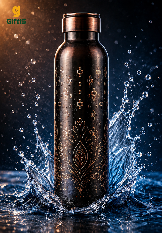 Premium Health-Benefit Copper Water Bottle | Customized Gifts by Gifti5 Ahmedabad