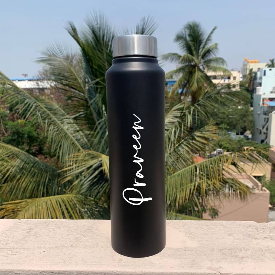 Customized Stainless Steel Water Bottle – Personalized Name
